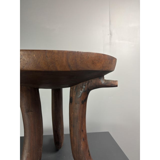 Mid-Century African Tribal Jimma or Oromo Tripod Stool Side Table, 1960s For Sale - Image 18 of 18