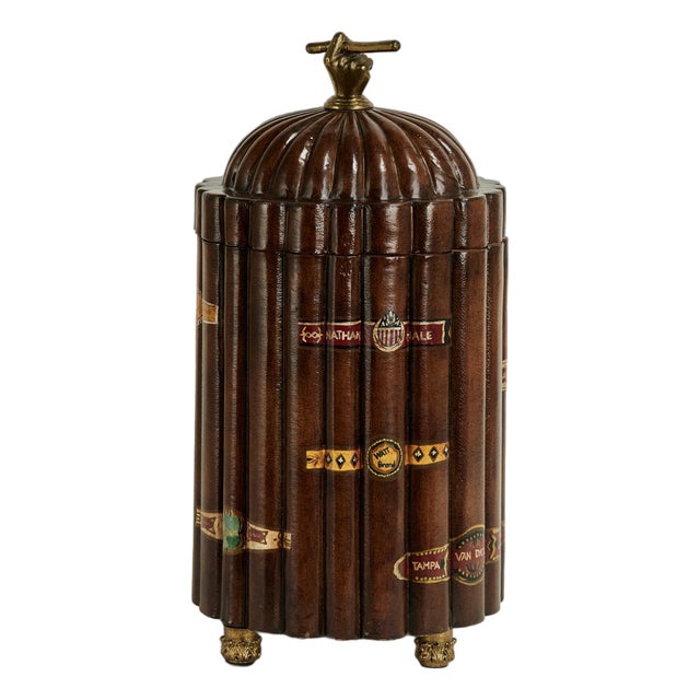 Vintage Cigar Box by Maitland Smith For Sale
