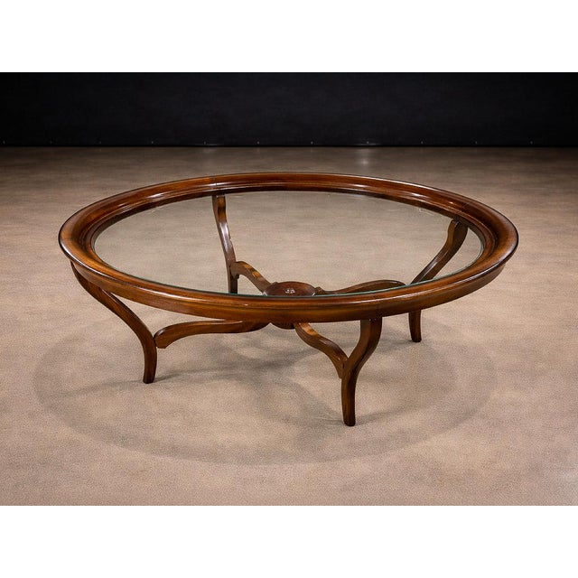 This exceptional coffee table was designed by Giuseppe Scapinelli in Brazil during the 1950s, a formative period in the...