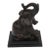 VTG Pair of Bronze Art Deco Baby Elephant Book Ends For Sale