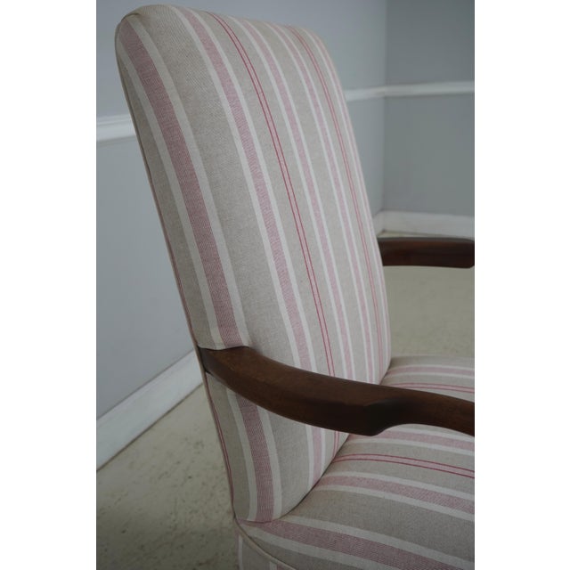 Pair of Kittinger Mahogany Queen Anne Style Arm Chairs For Sale In Philadelphia - Image 6 of 18