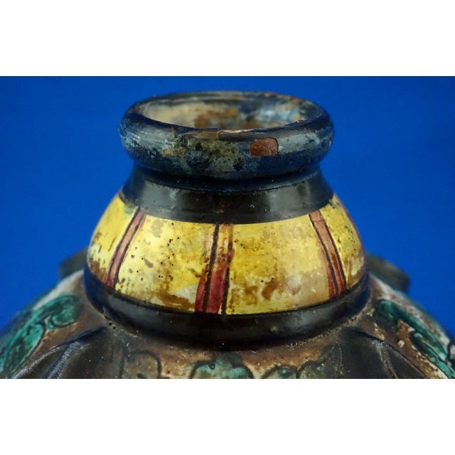 vintage Renaissance Scratched Ceramic Vase by Renzo Cellini for Monteluce, 1920s For Sale - Image 9 of 18