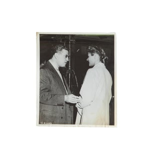 David Selznick and Ingrid Bergman Vintage 1945 Candid Photograph For Sale