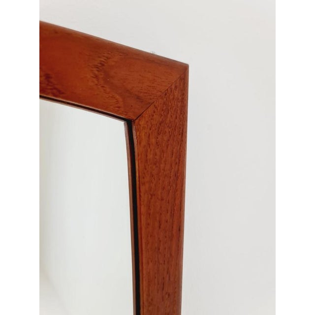 Large Mid-Century Modern Danish Wall-Mounted Mirror, 1960s For Sale - Image 5 of 15