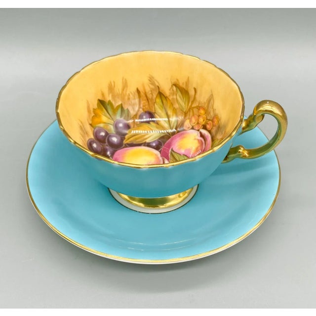 AYNSLEY カップ&ソーサー England 6 AYNSLEY Fine Bone China 7818 CAMBRIDGE Footed Cup and Saucer