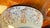 1990s 1990s Porcelain Bunny Bowl, Blue Floral Interior, Gold Trim, by Envogue, 8.5" Diameter 4 Pc For Sale - Image 5 of 15