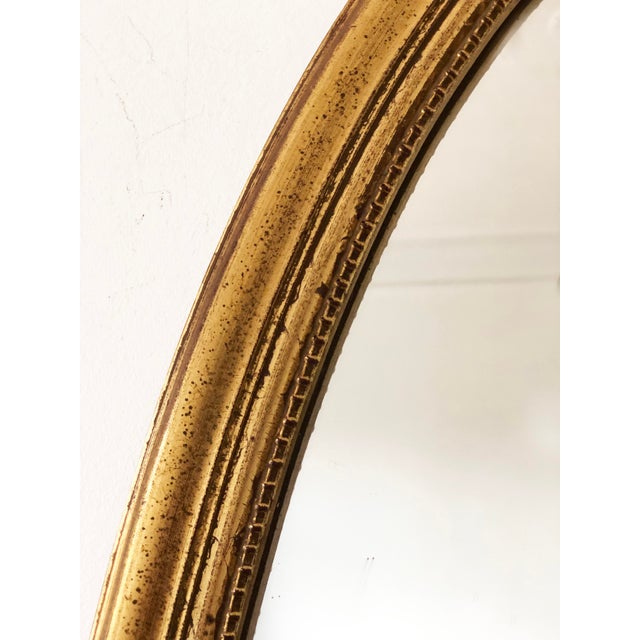 Hollywood Regency Vintage Giltwood Full-Length Mirror by Deknudt – Belgium, 1970s For Sale - Image 3 of 11