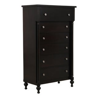 Hickory White Empire Style Chest W. Fold Out Desk For Sale