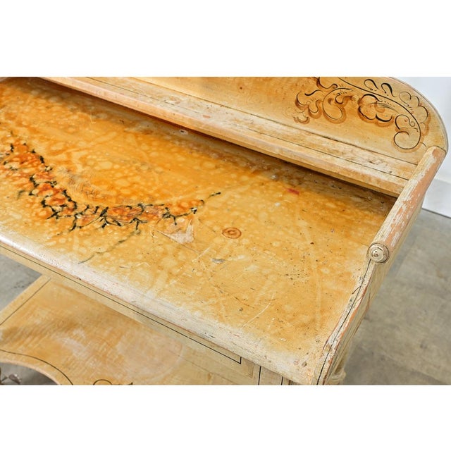 English 19th Century Faux Bois Vanity Table For Sale - Image 11 of 16