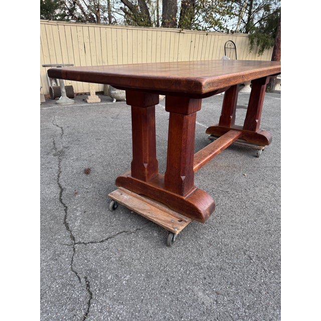 French 19th Century French Trestle Table For Sale - Image 3 of 14