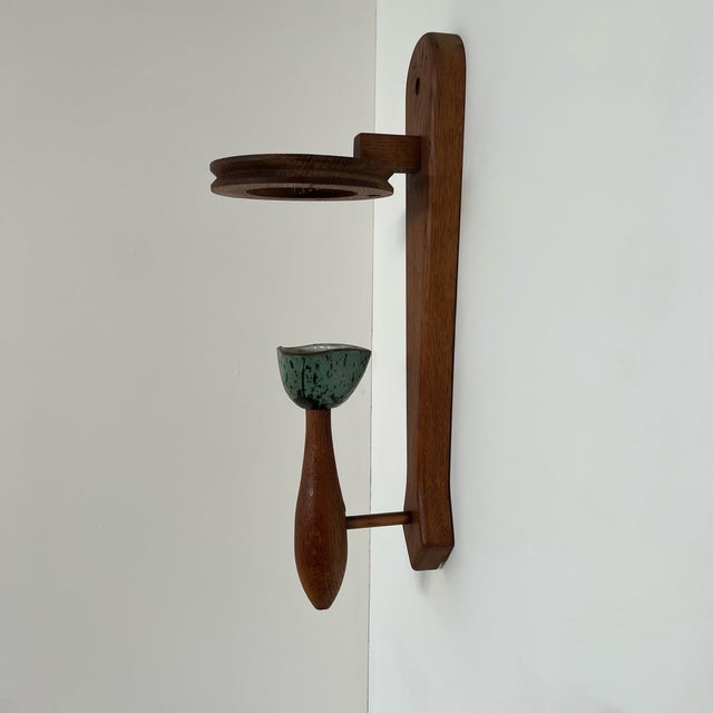 Mid-Century Oak Wall Lights, Set of 2 For Sale - Image 5 of 14