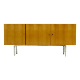 Mid-Century Minimalist Beech Sideboard 1970s For Sale