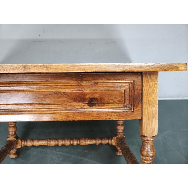 1980s Large European Oak Nightstands, 1980s, Set of 2 For Sale - Image 5 of 18