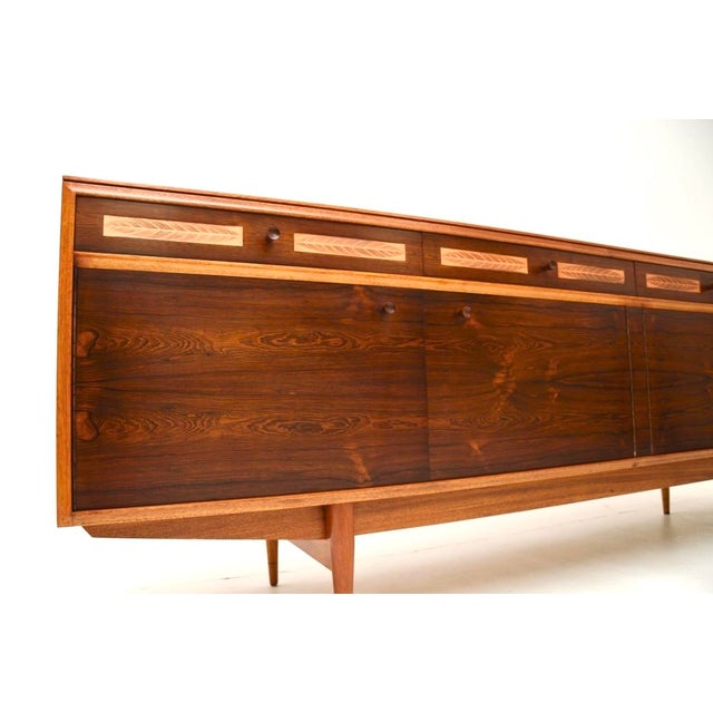 Brown Vintage Sideboard by Robert Heritage for Archie Shine, 1960s For Sale - Image 8 of 11
