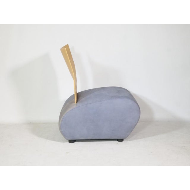 Mid-Century Modern Vintage Armchair from KFF Alcantara, 1980s For Sale - Image 3 of 10