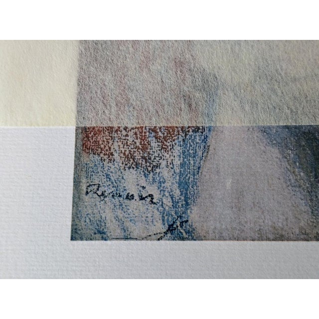 Pierre-Auguste RENOIR (1841-1919) - Portrait of Jeanne Samary - Quality Limited edition lithograph after a pastel, signed...