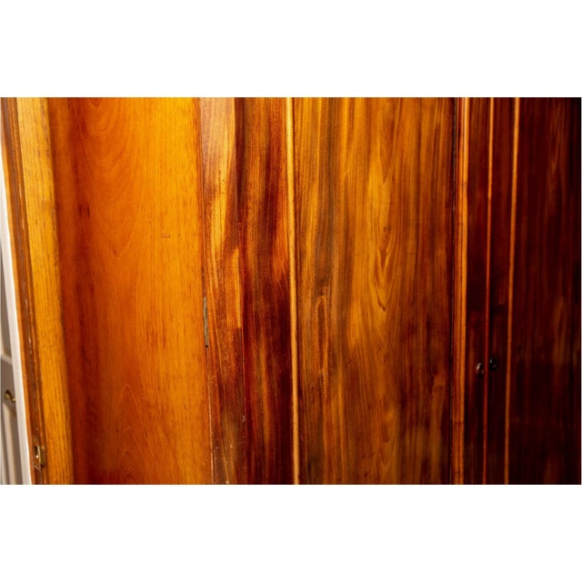 Antique Mahogany Eldridge of London Campaign Armoire For Sale - Image 10 of 11