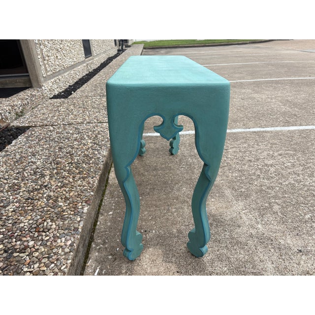 Wood 1980s Pair of Post-Modern Console Tables For Sale - Image 7 of 13