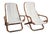 Folding Bamboo and Brass Deck Chairs, Italy, 1960s, Set of 2 For Sale