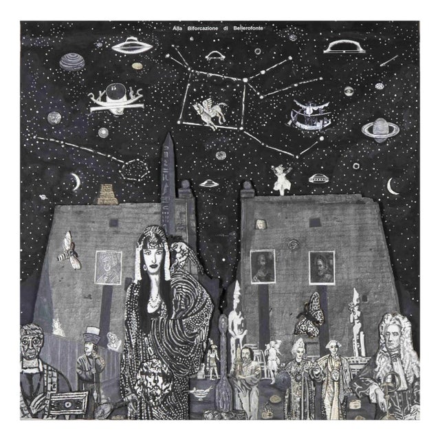 Alberto Sordi, At the Bifurcation of Bellerofonte, Mixed Media, 2013 For Sale