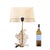 Modern Genuine Coral Table Lamp on Marble Base, C. 1980 For Sale - Image 3 of 4