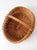Vintage Large Willow Gathering Basket With Handle For Sale - Image 10 of 14