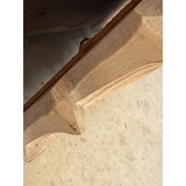 Vintage Carolina Mirror Carved Palm Leaf Wall Mirror – Coastal Organic Modern For Sale In Naples, FL - Image 6 of 12