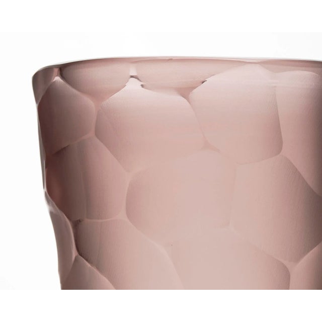 Glass Murano Glass ‘Battuto” Amethyst Vase For Sale - Image 7 of 7