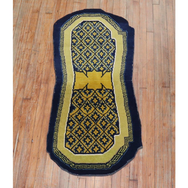 Folk Art Tibetan Horse Cover Textile Rug, Early 20th Century - 2'1" x 4'9" For Sale - Image 3 of 6