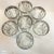 Silver Shield Glass Tumblers by Century Metalcraft 1960's- Set of 7 For Sale In Sacramento - Image 6 of 6