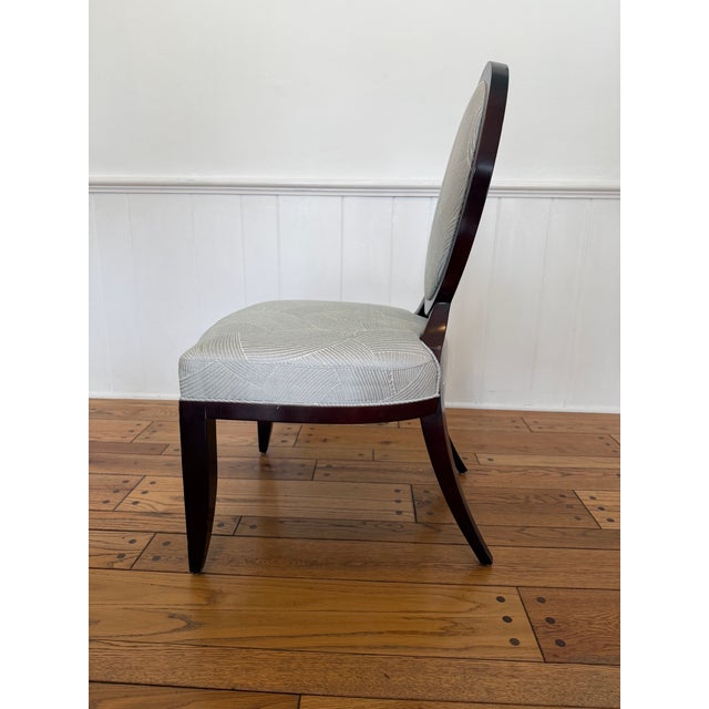 Baker Furniture Company Set of 8 Attributed to Barbara Barry for Baker Dining Chairs For Sale - Image 4 of 12