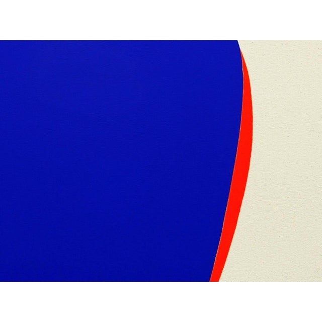 Textile Gary Griffin "That Time My Mom Killed a Snake in Her House" Contemporary Blue Toned Painting, 2022 For Sale - Image 7 of 7
