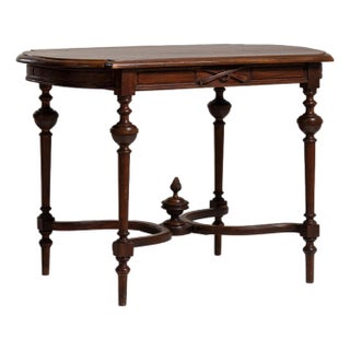 19th Century France Rich Mahogany Mahogany Side Table For Sale