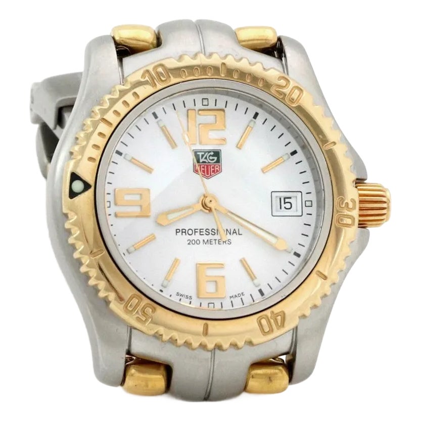 TAG Heuer プロフェッショナル ゴールド ヴィンテージ 80年代 プロフェッショナル1000 腕時計 クォーツ
