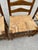 1970s 1970s Collection of Wood and Wicker Ladder Back Chairs- Set of 4 For Sale - Image 5 of 8