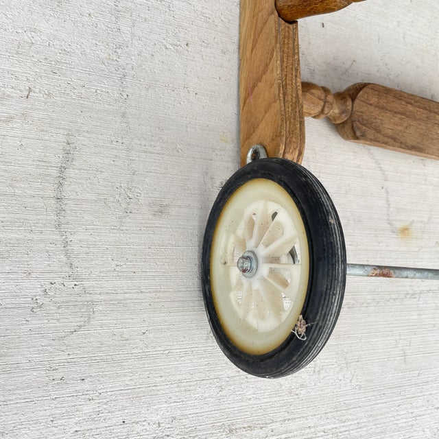 Vintage Children’s Rocking Chair With Horse Head and Wheels For Sale - Image 9 of 11