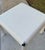 1980s Vintage Lacquered Linen and Chrome Capped Game Table For Sale - Image 5 of 6