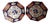 Japanese Imari Porcelain Chargers, Set of 2 For Sale