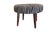 Beige Danish Stool in Teak with Zebra Striped Upholstery, 1960s For Sale - Image 8 of 8