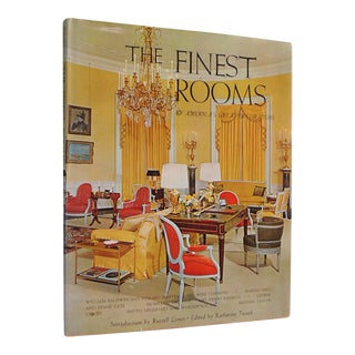 The Finest Rooms by America's Great Decorators Vintage Hardcover Book For Sale