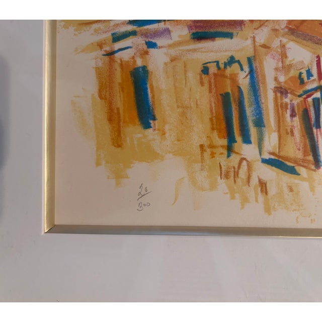 Realism 1980s Wayne Ehsrud Rome Lithograph Print, Framed For Sale - Image 3 of 3