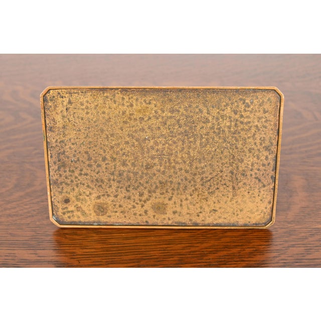 Tiffany Studios New York Chinese Pattern Bronze Doré Box, Circa 1910 For Sale - Image 10 of 12
