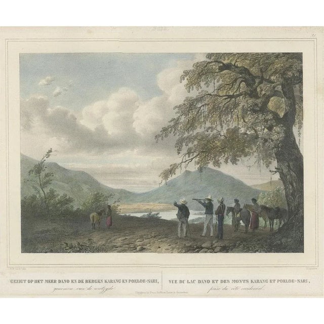After van de Velde, A Poeloe Sari and Karang Sari Mountain, West Java, Indonesia, Print For Sale - Image 6 of 6