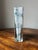 Vintage German Spiegelau Rectangular Tall and Slim Vase Marbled-like Color White and Black/Grayish. 4” width, 2” depth and...