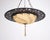 Art Nouveau Art Nouveau Fortuny Scudo Saraceno Venetian Bronze Silk Lamp Chandelier For Sale - Image 3 of 18