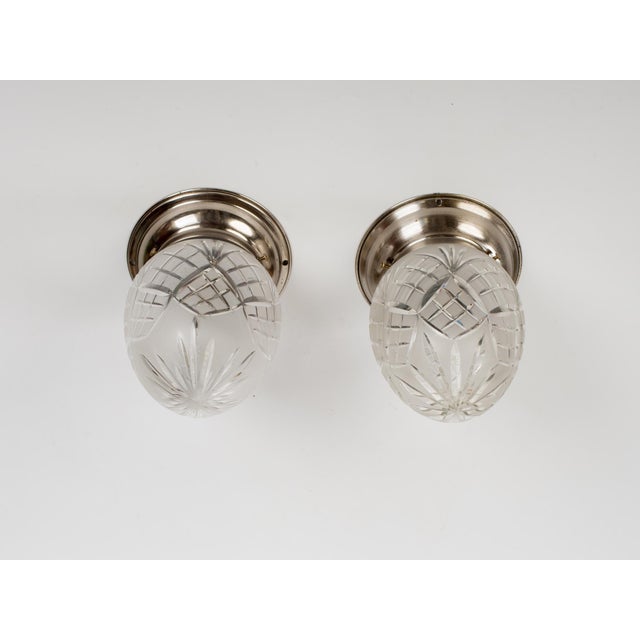 Elevate your hallway, bathroom, or dressing room with this elegant pair of vintage flush mount ceiling lights. These...