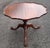 A Chippendale Style Crotch Mahogany Low Center Table, Side table or coffee/ cocktail table for smaller areas. Measures 26"...