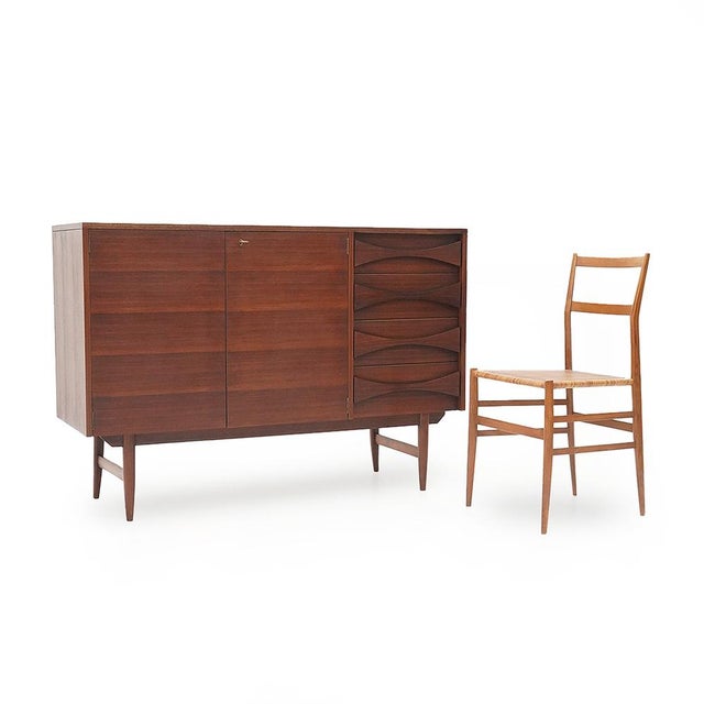 Mahogany Sideboard with Drawers, 1950s For Sale - Image 14 of 15