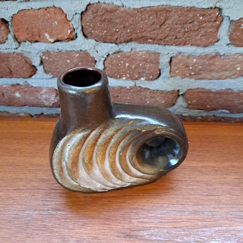 Glazed Terracotta Vase – Walter Becht (West Germany, 1970s)
