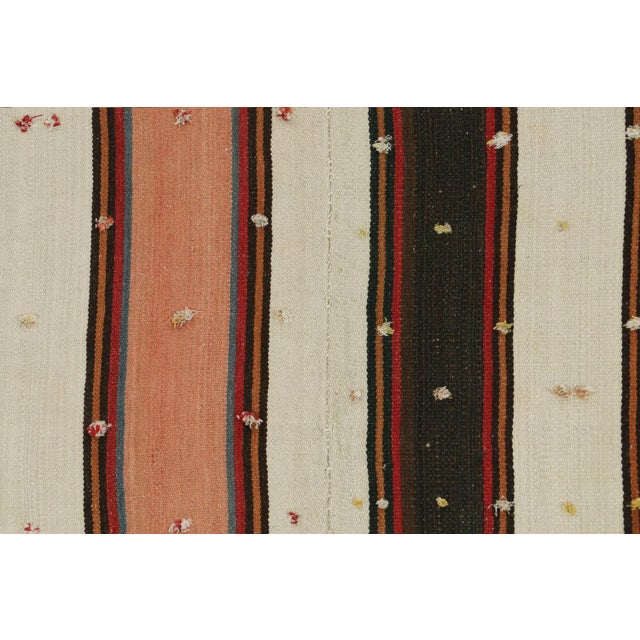 Vintage Persian Jajim Kilim in Colorful Stripes by Rug & Kilim For Sale In New York - Image 6 of 8